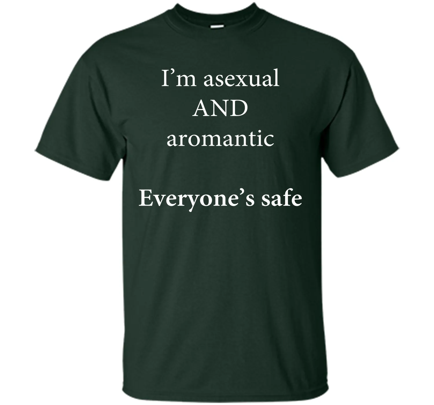 I'm Asexual and Aromantic, Everyone's Safe T-Shirt