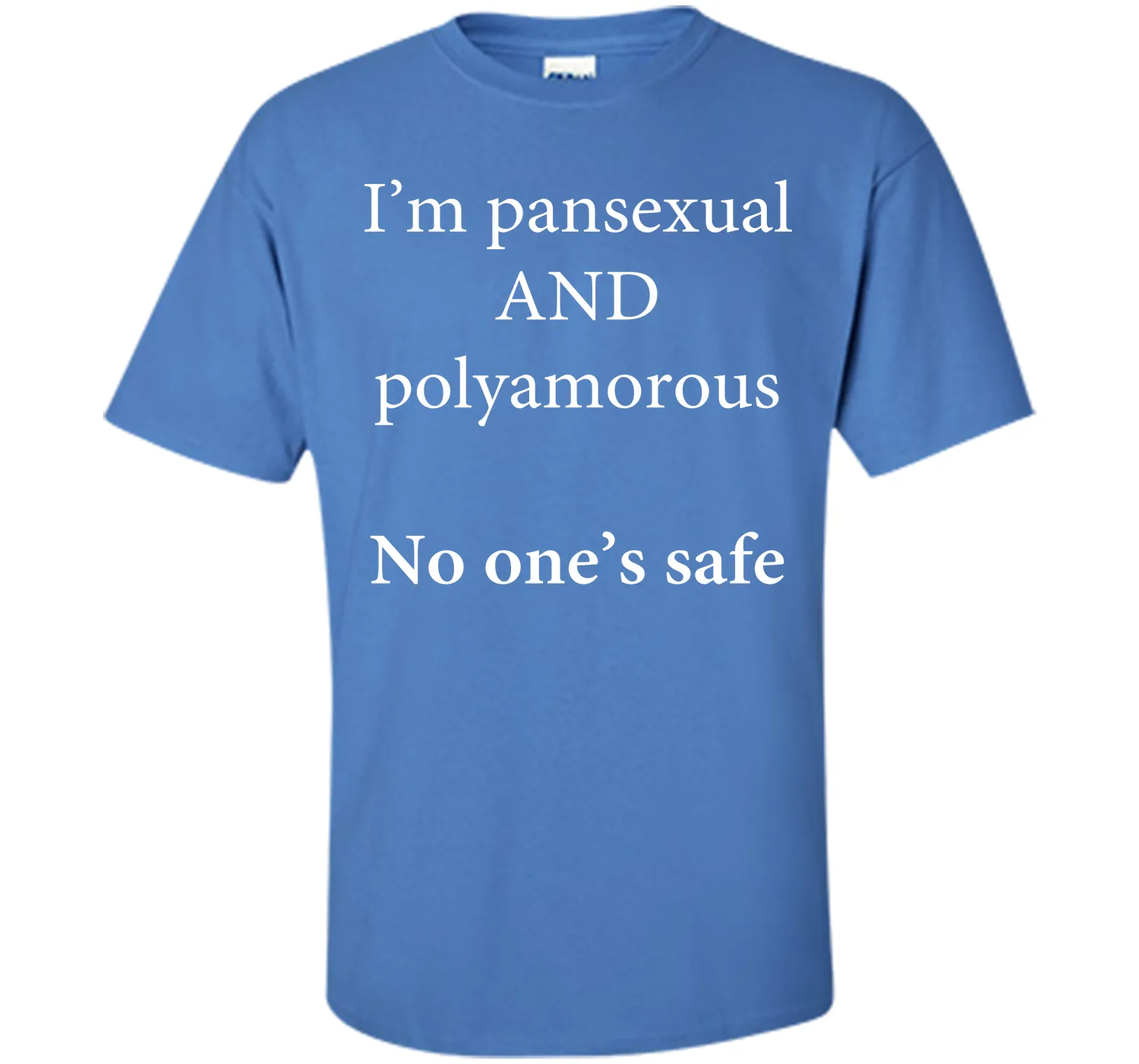 I'm Pansexual and Polyamorous, No One's Safe T-Shirt