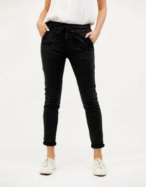 ITALIAN STAR Classic Drill Jogger - Black