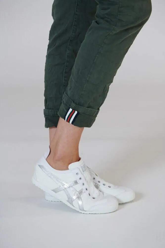 ITALIAN STAR Classic Polo Drill Jogger -  Khaki