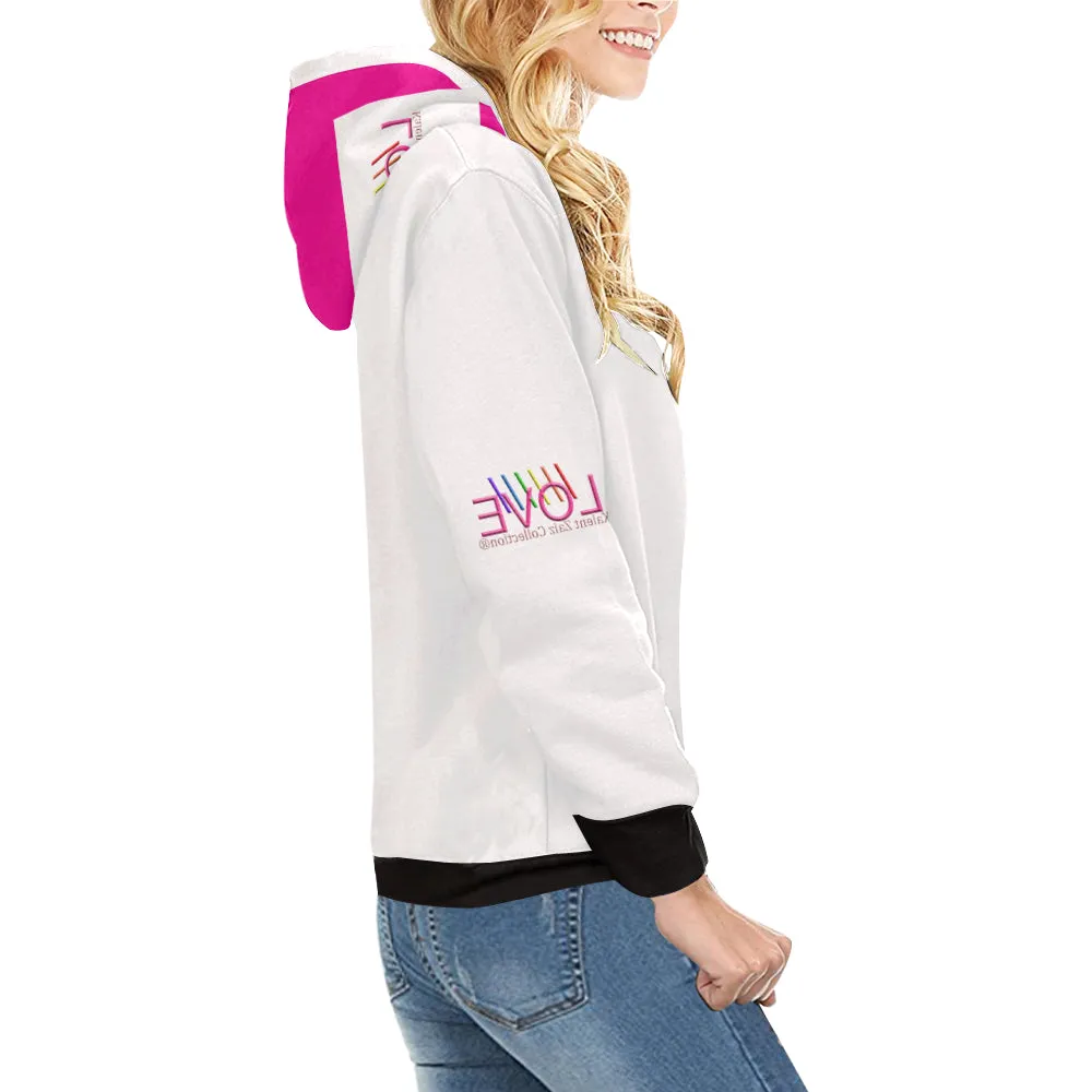 Kalent Zaiz Women's Turtleneck Pullover Hoodie