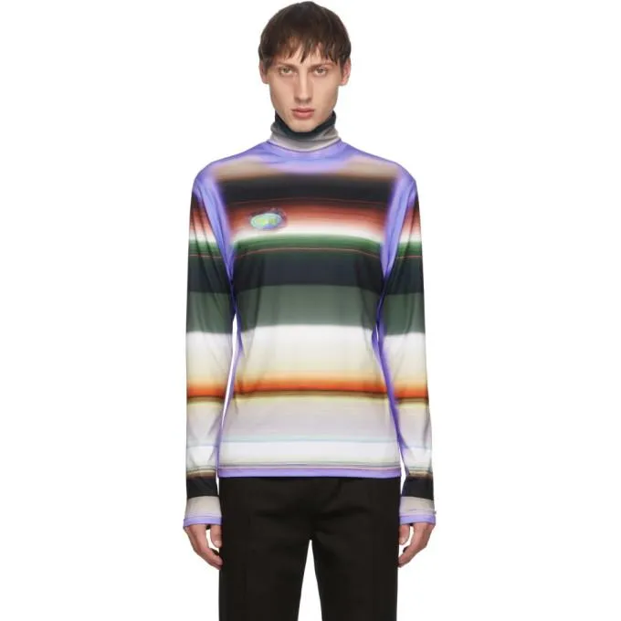 Keenkee Multicolor Stripes Turtleneck