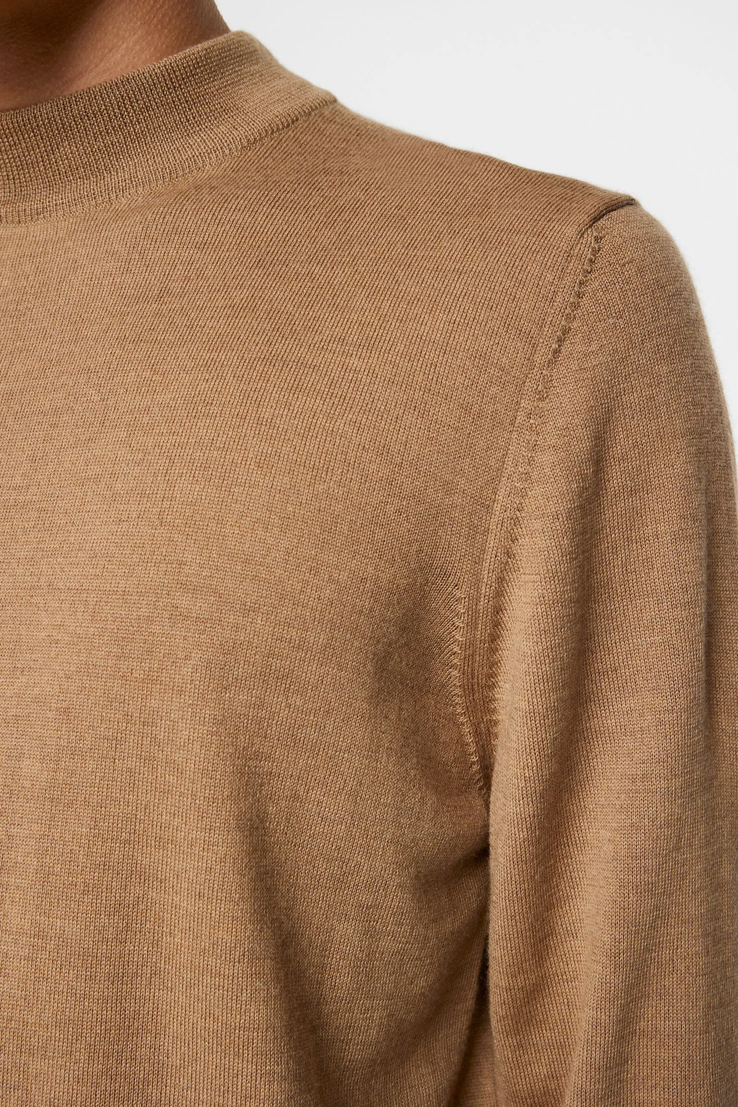 Korman Merino Turtle Neck / Tiger Brown Melange