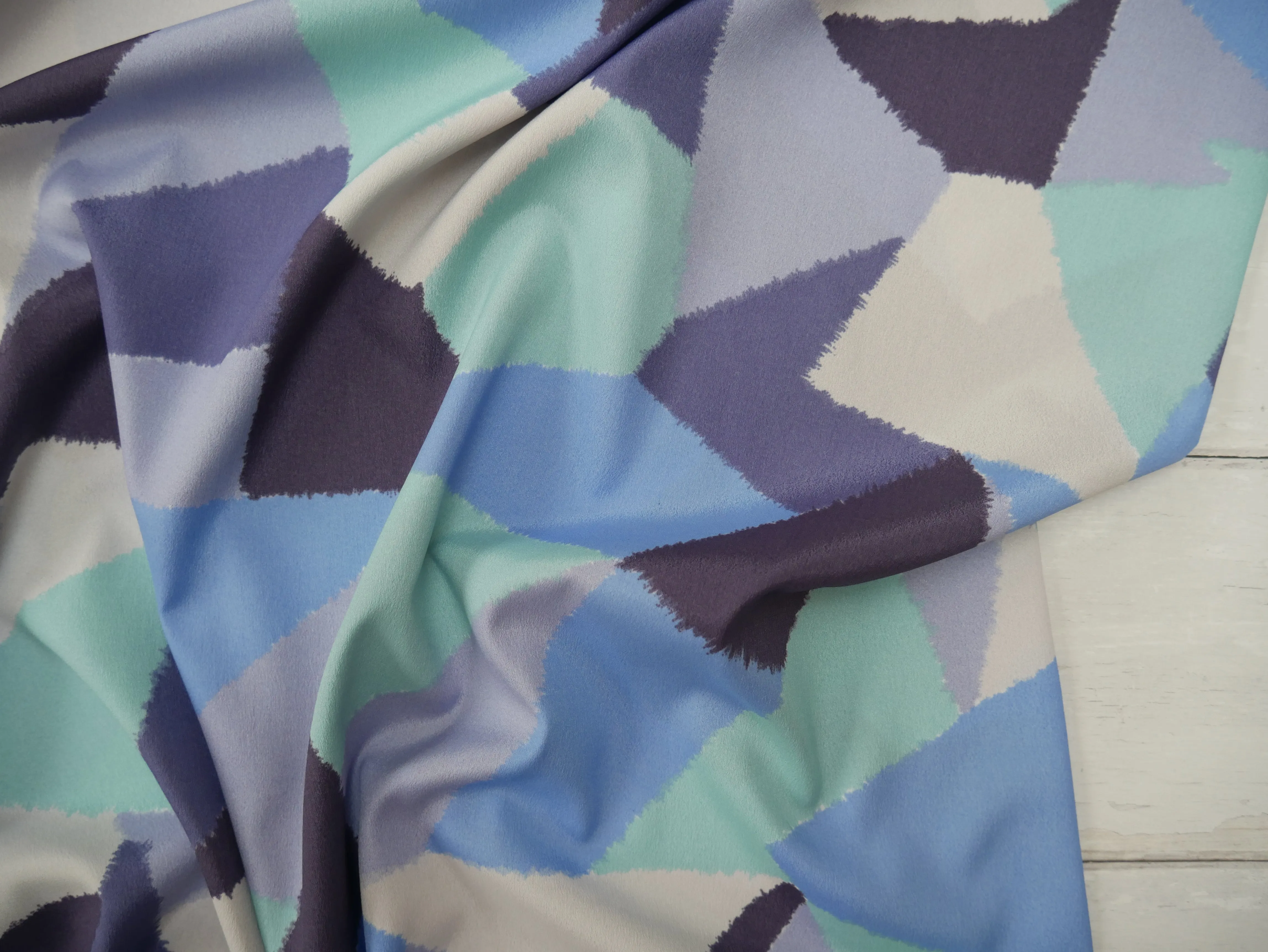 Lady McElroy Crepe De Chine Lining in Glacier, £14.00 p/m
