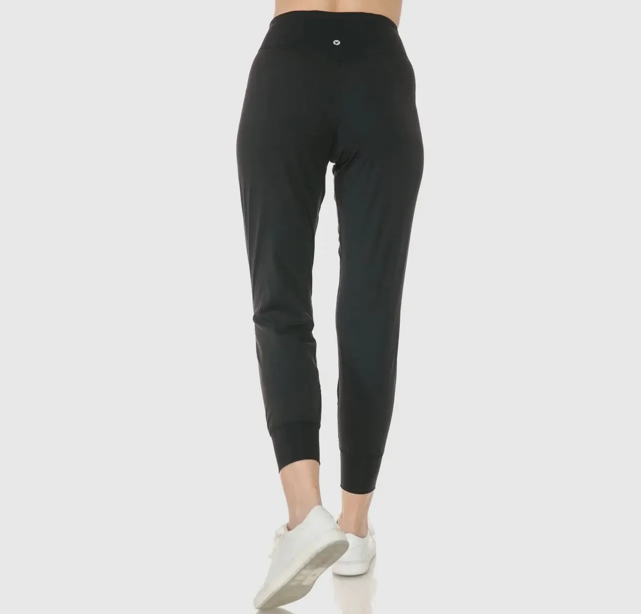 Lemon Nylan Joggers Black (Extended Size)