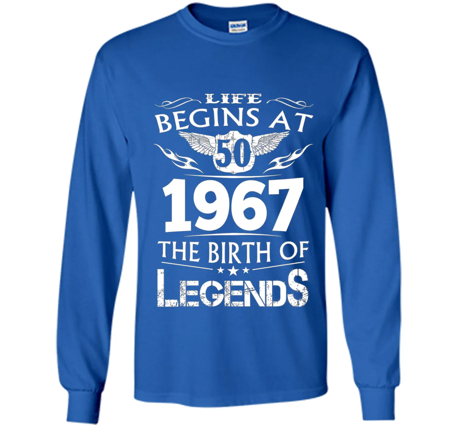 Life Begins At 50 1967 The Birth Of Legends T-Shirt t-shirt