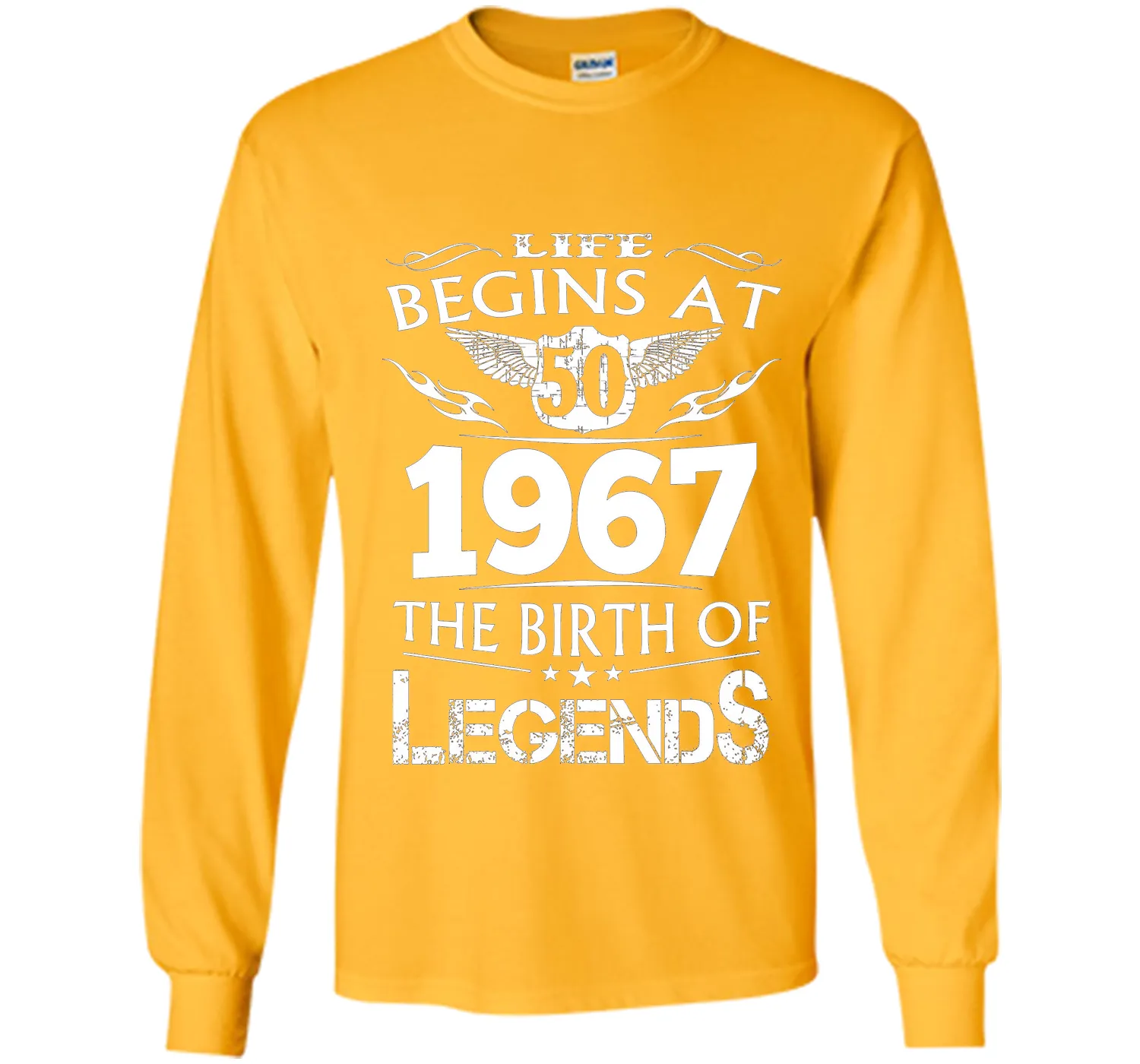 Life Begins At 50 1967 The Birth Of Legends T-Shirt t-shirt