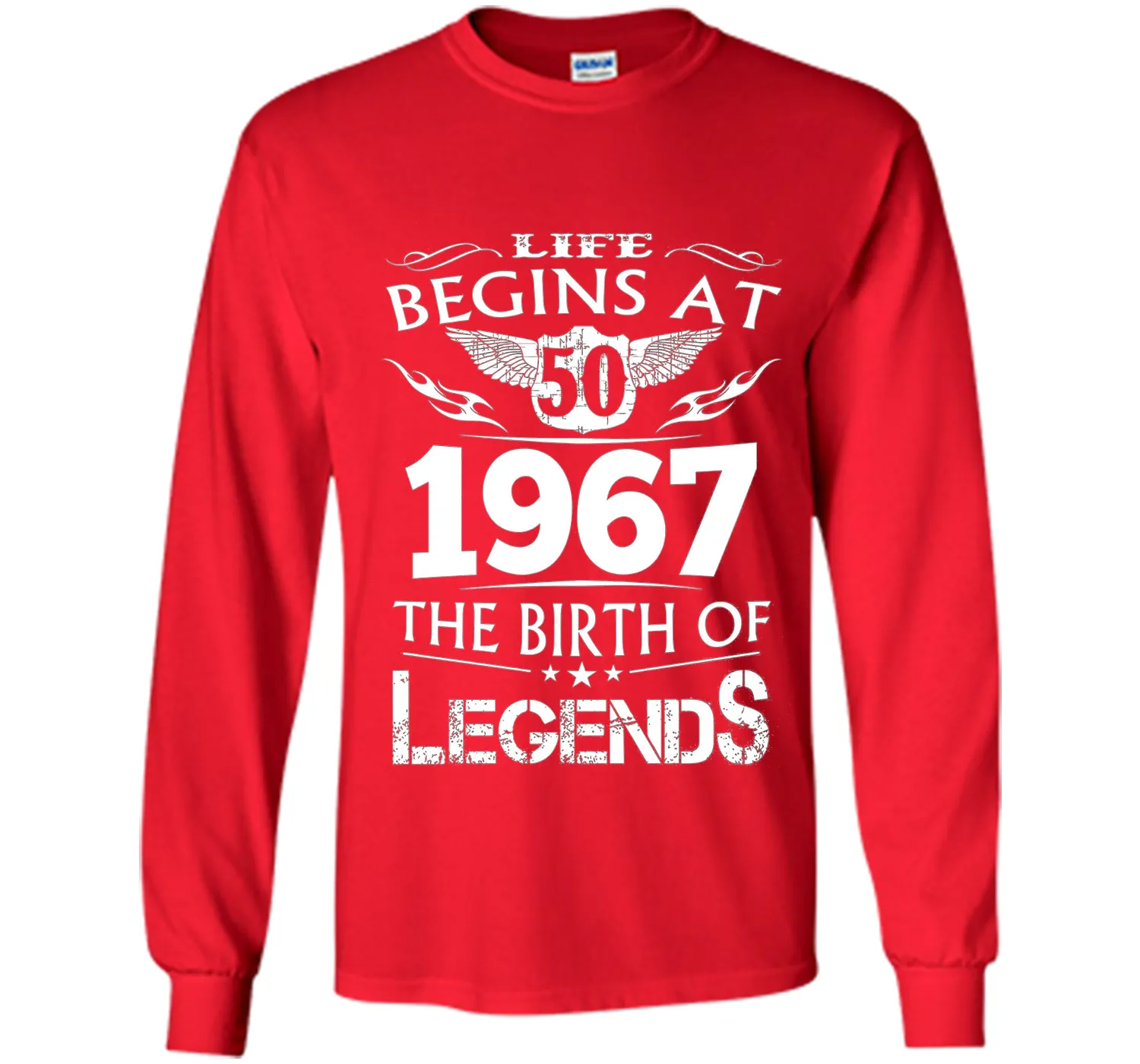 Life Begins At 50 1967 The Birth Of Legends T-Shirt t-shirt