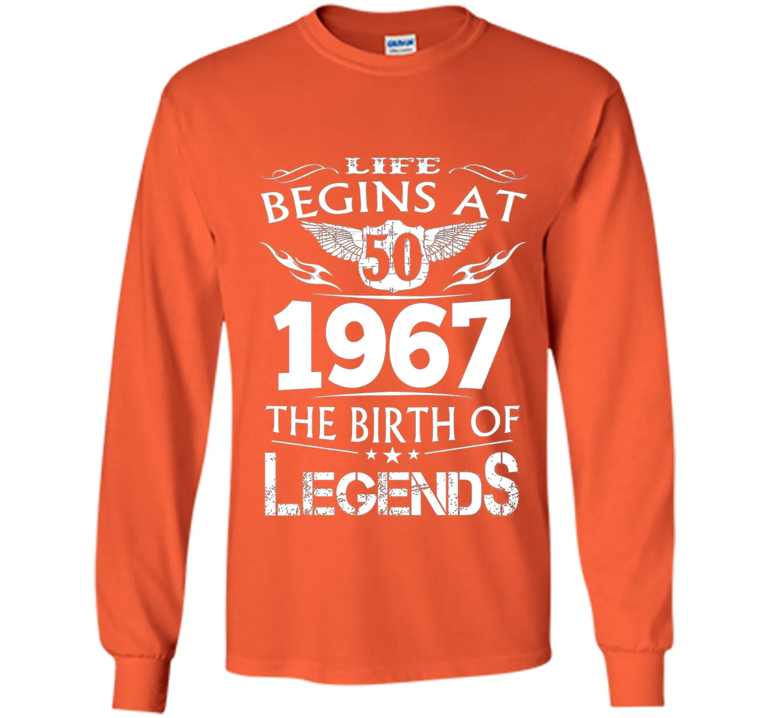 Life Begins At 50 1967 The Birth Of Legends T-Shirt t-shirt