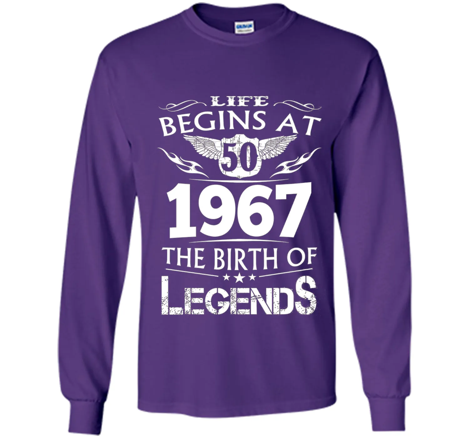 Life Begins At 50 1967 The Birth Of Legends T-Shirt t-shirt