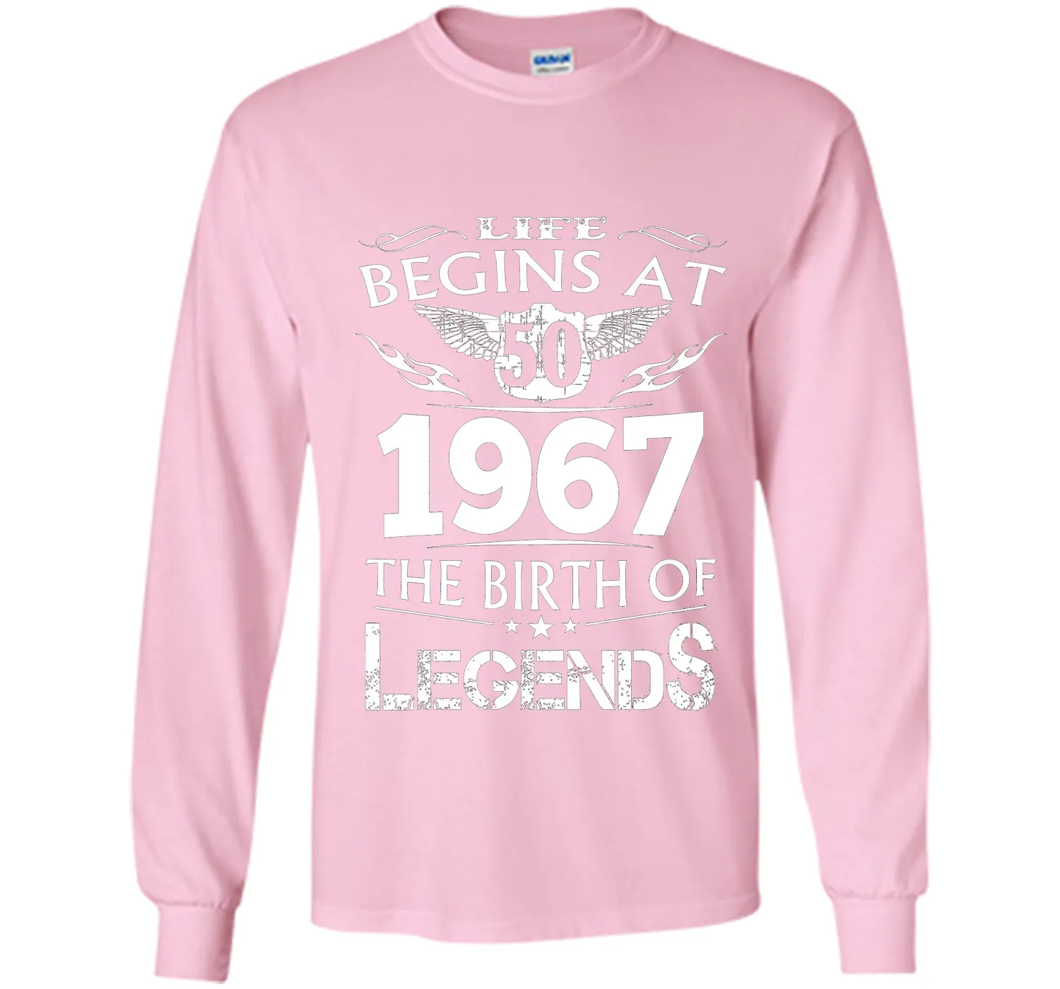 Life Begins At 50 1967 The Birth Of Legends T-Shirt t-shirt