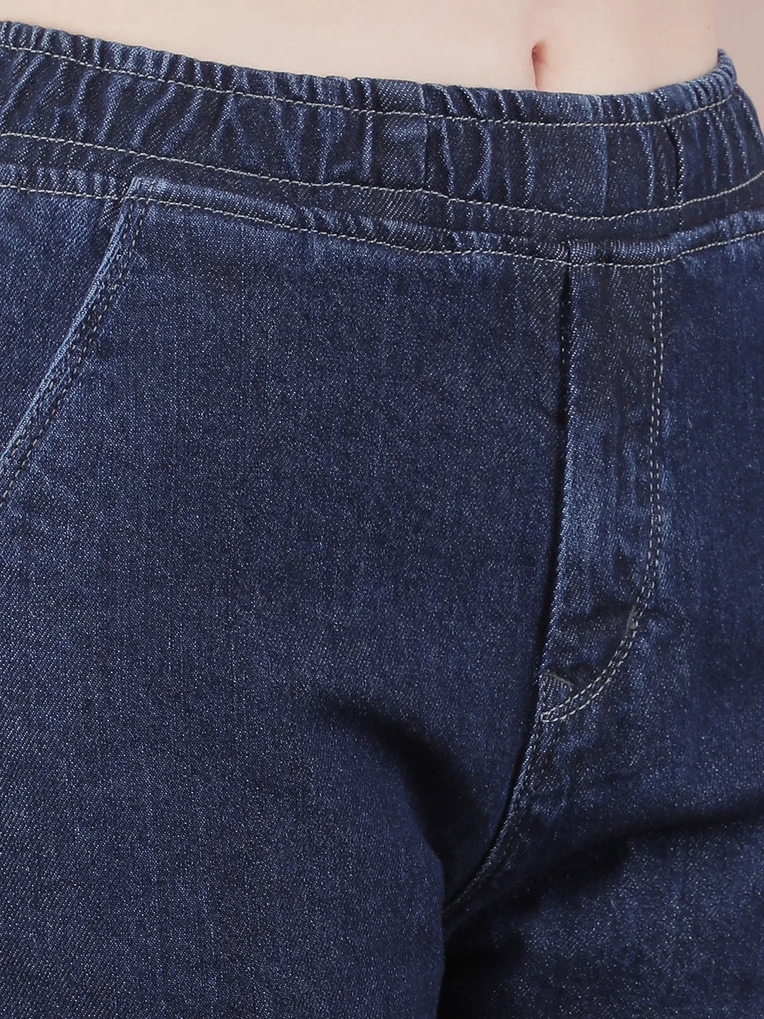 Navy Blue Joggers Jeans