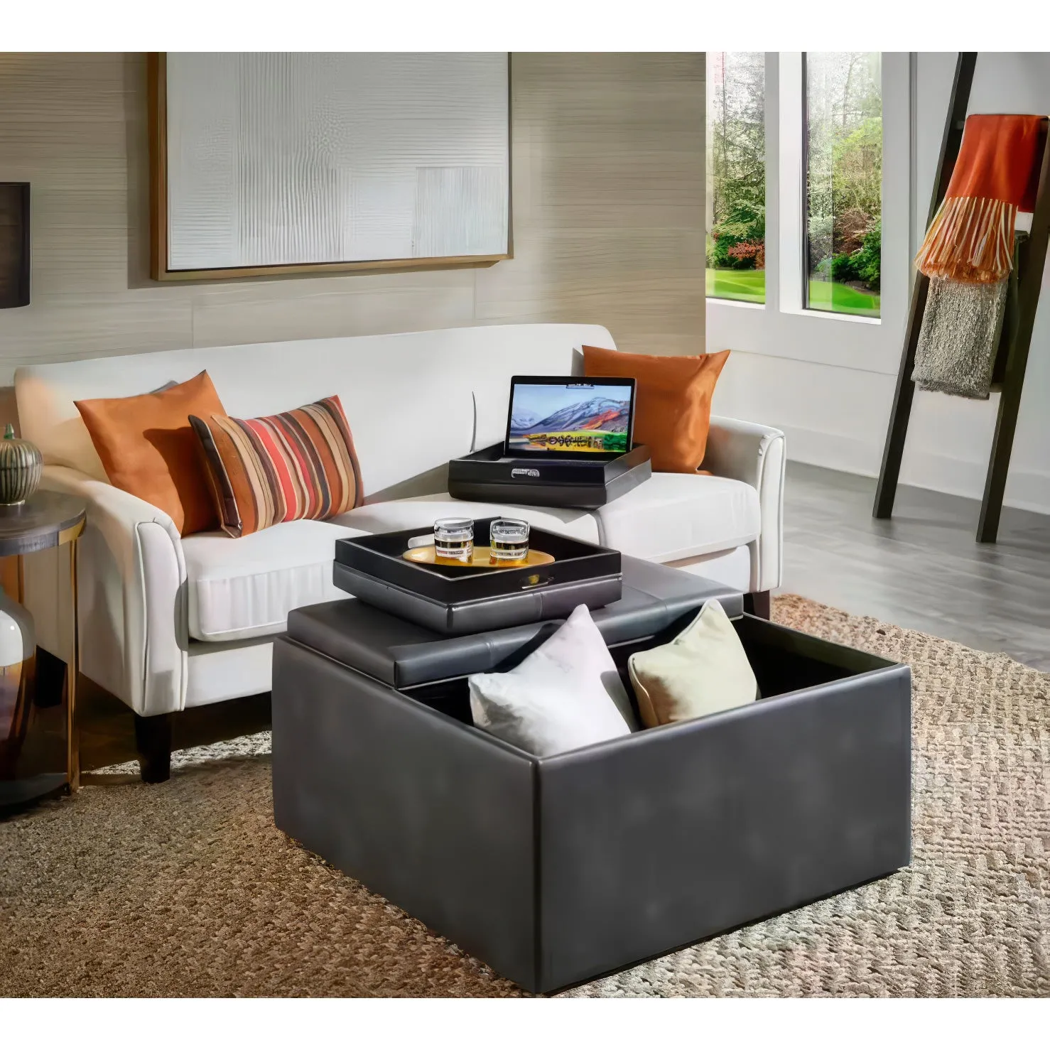 Nelson Storage Ottoman