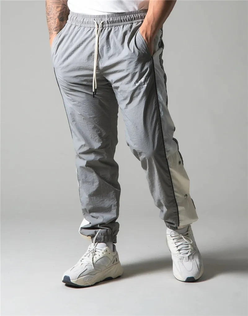 New Running Jogging Pants Men Dry Fit Soft Bodybuilding Joggers Sweatpants Harem Long Trousers Gym Fitness Sport Training Pants