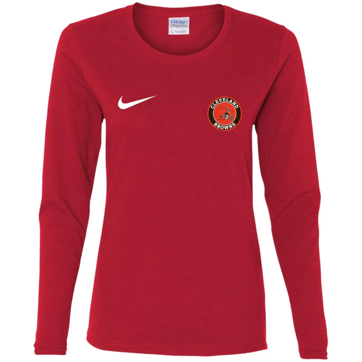 Nike Cleverlan Browns Nfl Football Women Long Sleeve Shirt