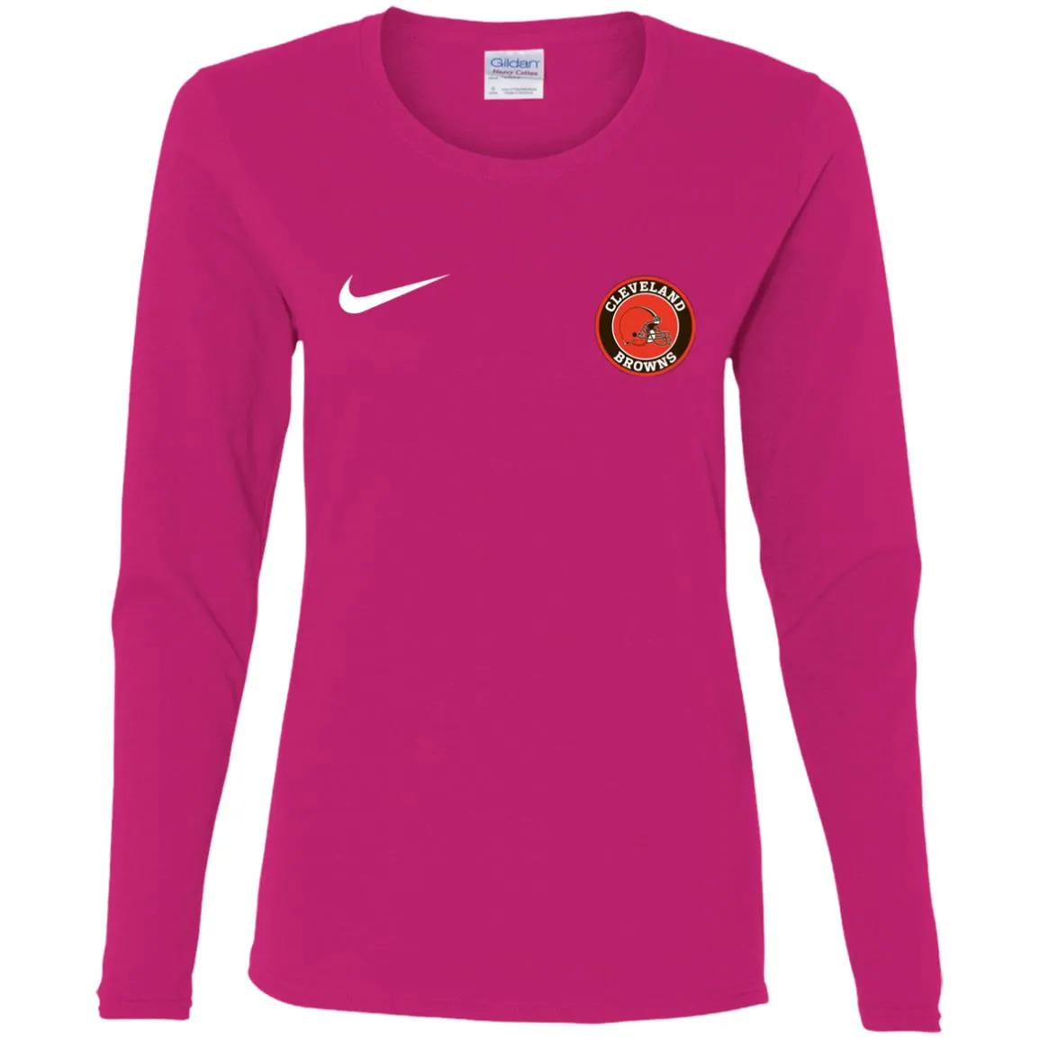 Nike Cleverlan Browns Nfl Football Women Long Sleeve Shirt