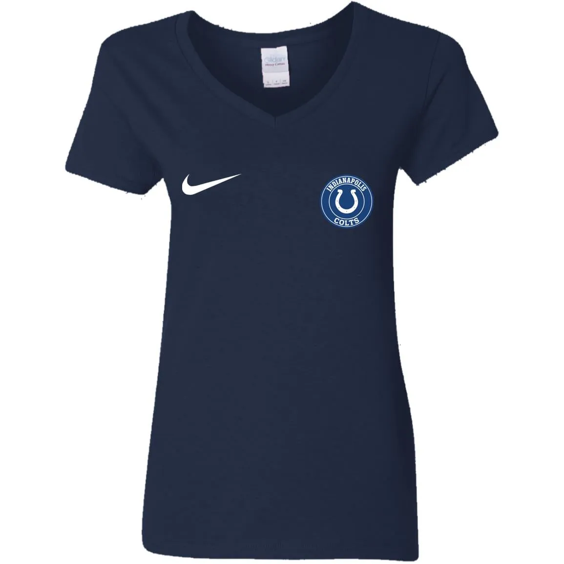 Nike Indianapolis Colts Nfl Football Women V-Neck T-Shirt