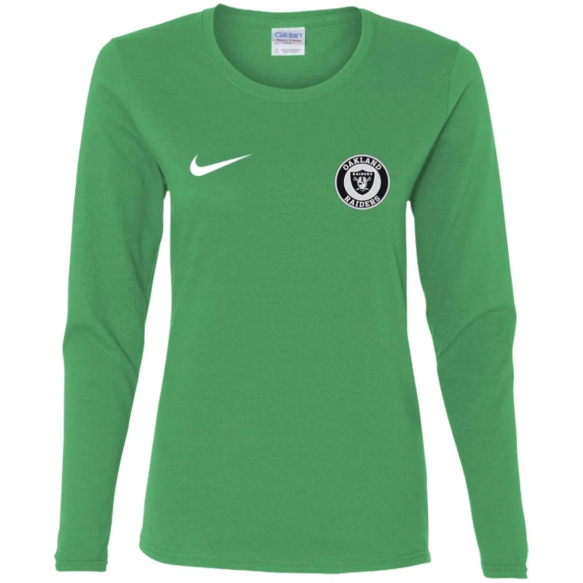 Nike Oakland Raiders Nfl Football Women Long Sleeve Shirt