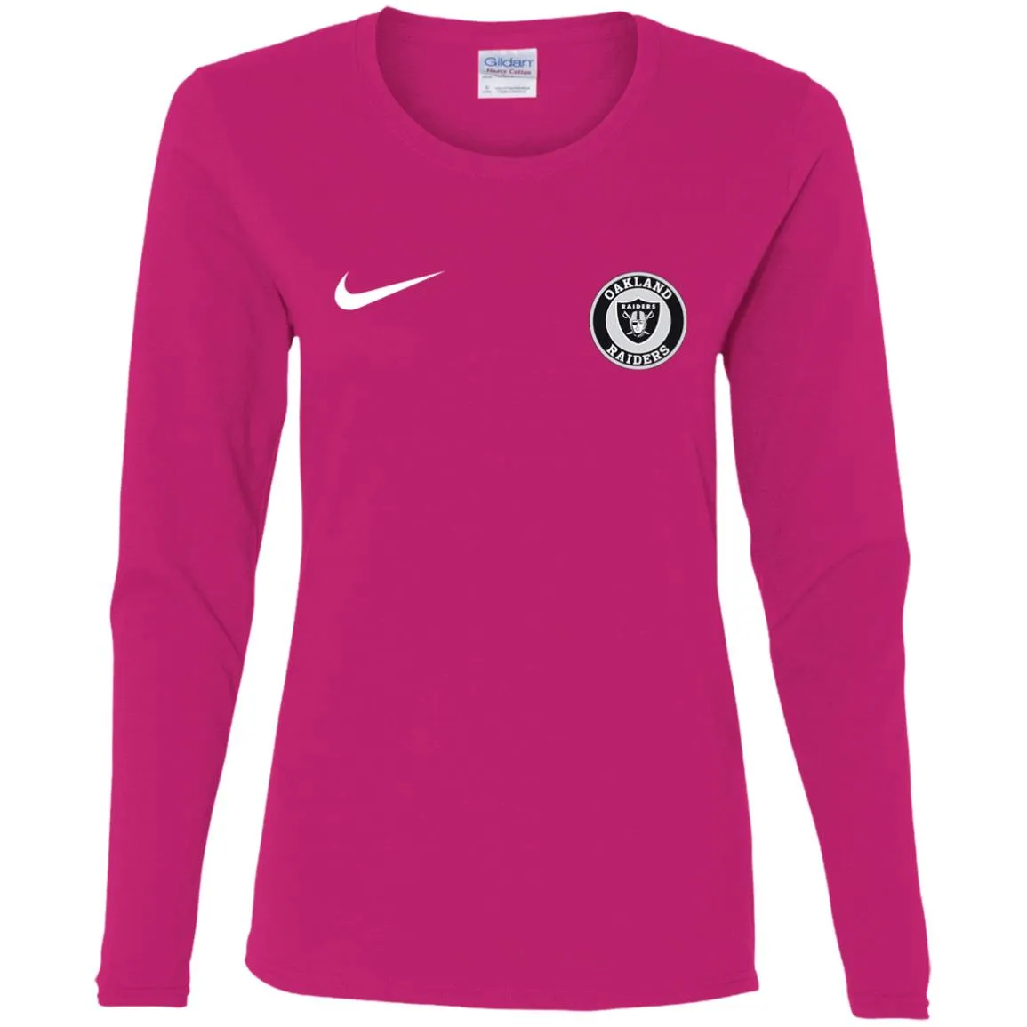Nike Oakland Raiders Nfl Football Women Long Sleeve Shirt