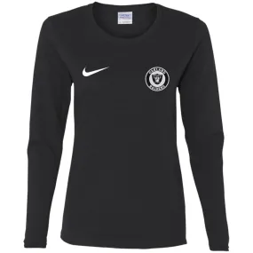Nike Oakland Raiders Nfl Football Women Long Sleeve Shirt