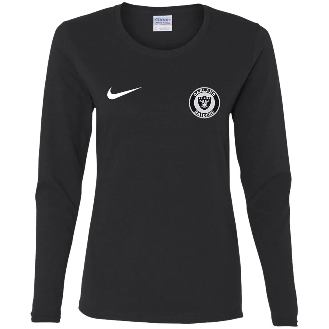 Nike Oakland Raiders Nfl Football Women Long Sleeve Shirt