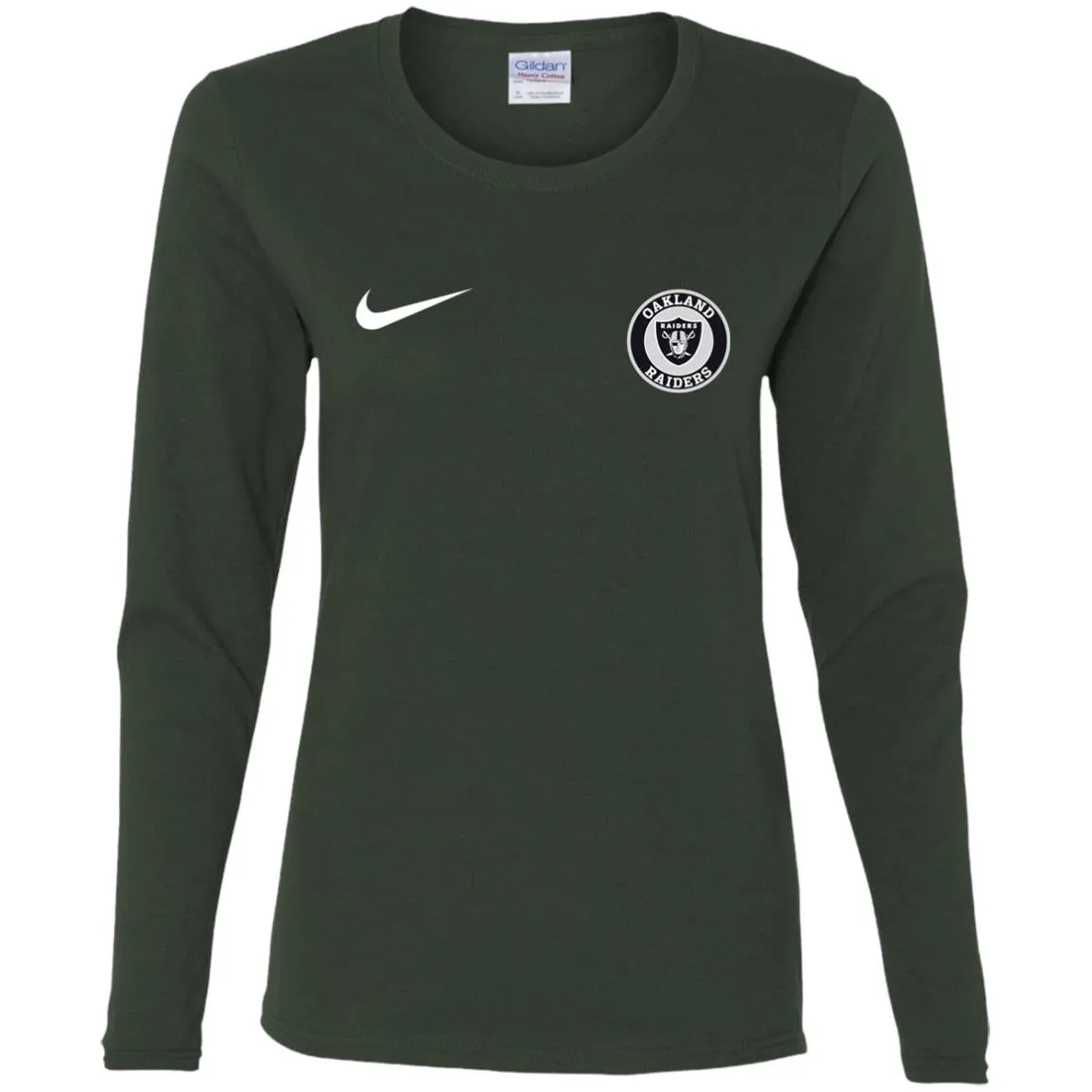 Nike Oakland Raiders Nfl Football Women Long Sleeve Shirt