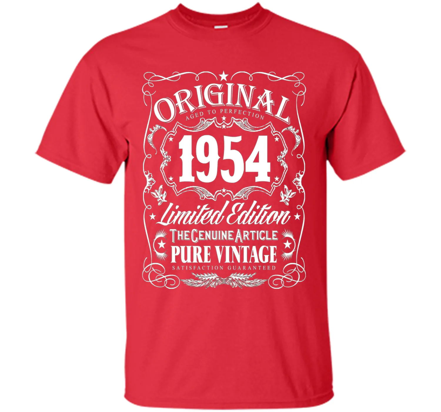 Original 1954 Aged To Perfection Birthday T-Shirt