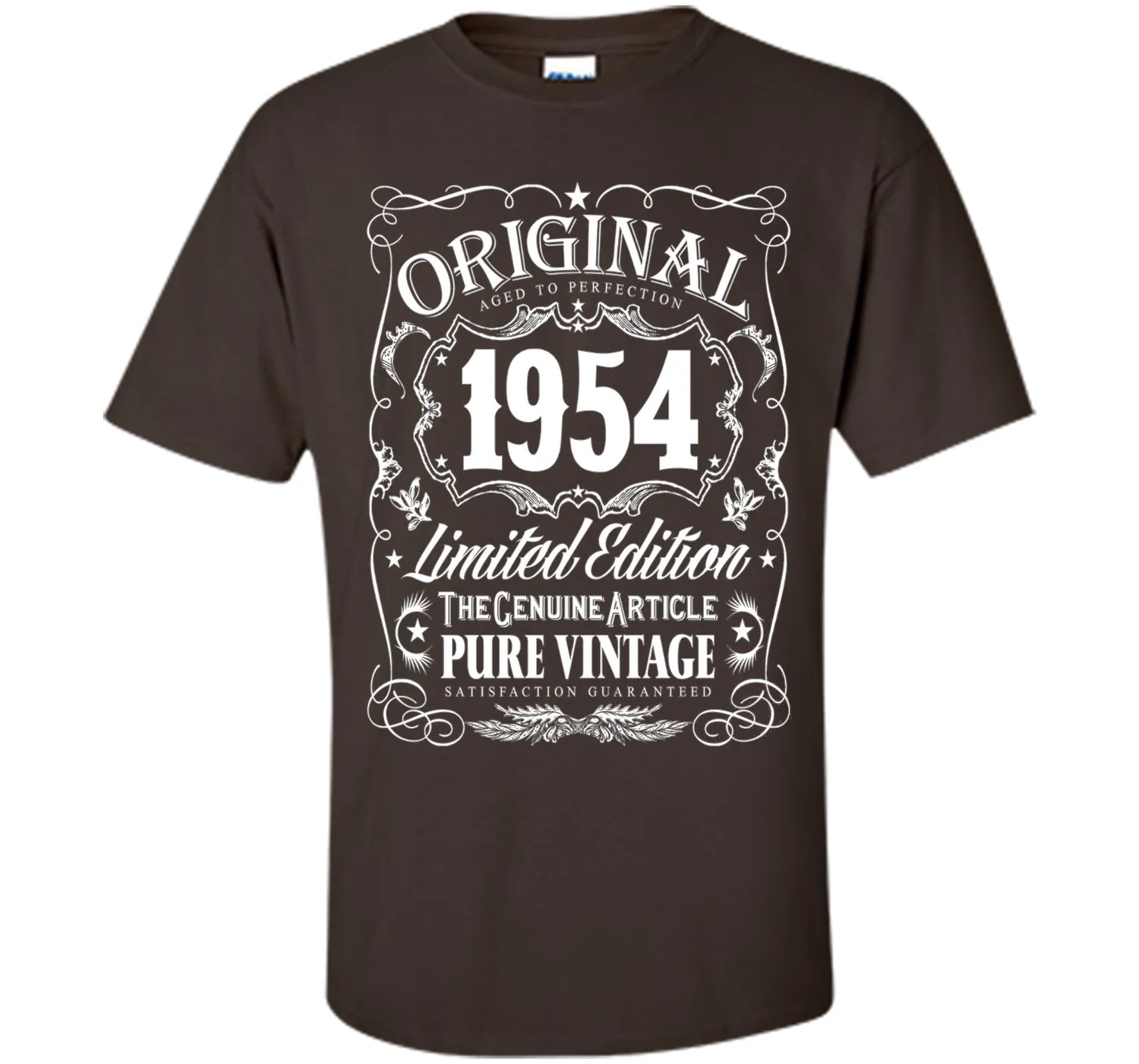 Original 1954 Aged To Perfection Birthday T-Shirt