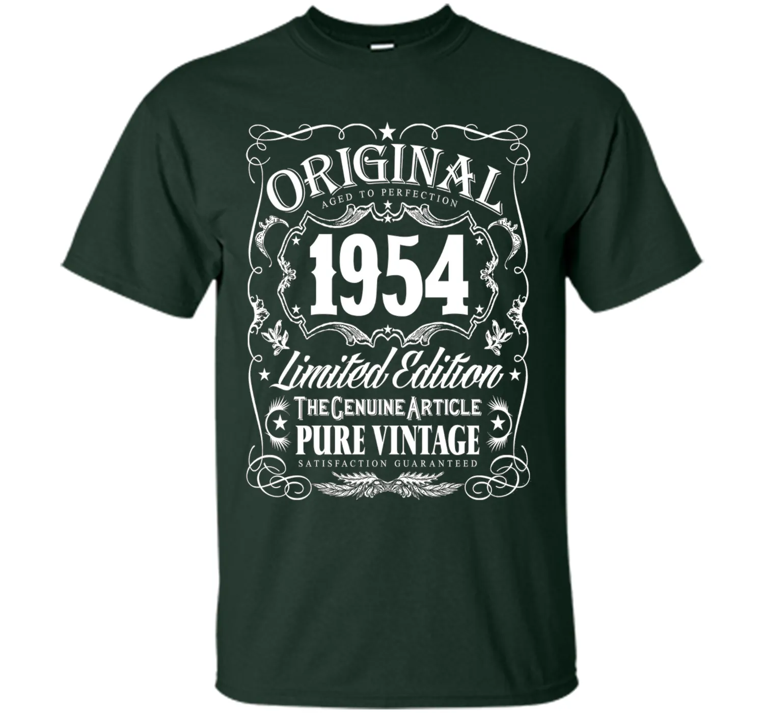 Original 1954 Aged To Perfection Birthday T-Shirt