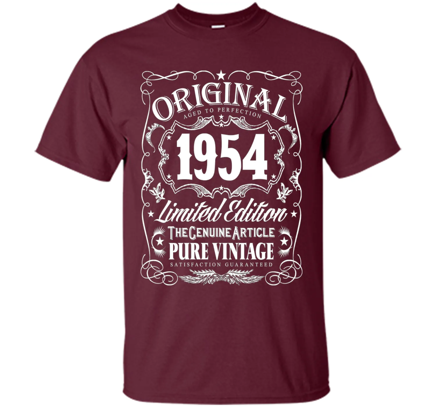 Original 1954 Aged To Perfection Birthday T-Shirt
