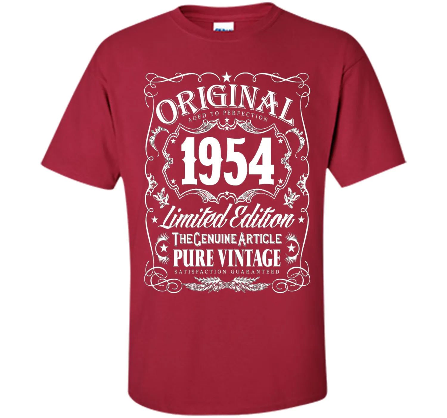 Original 1954 Aged To Perfection Birthday T-Shirt