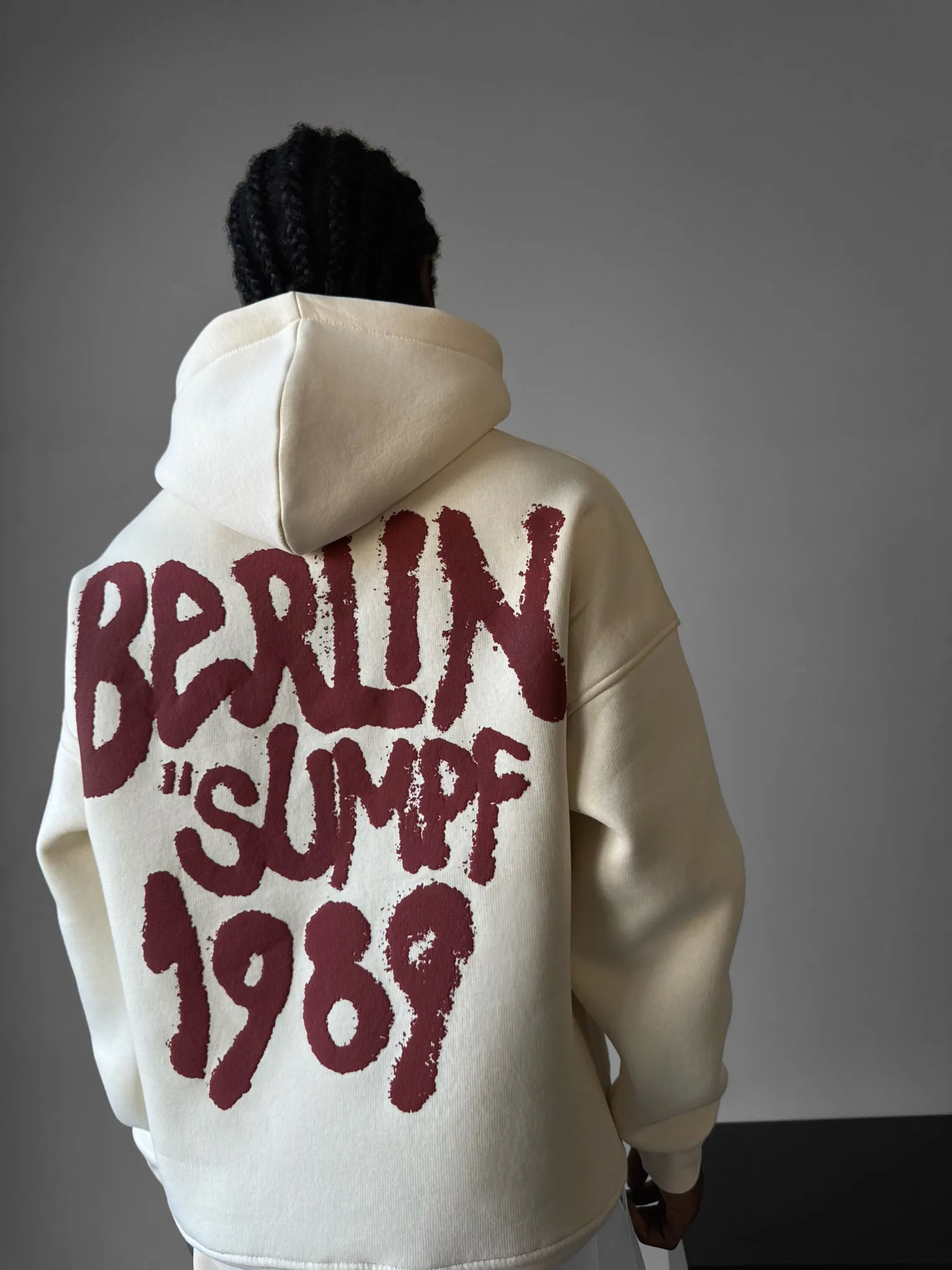 Oversize Berlin "Sumpf" Hoodie - Antique White