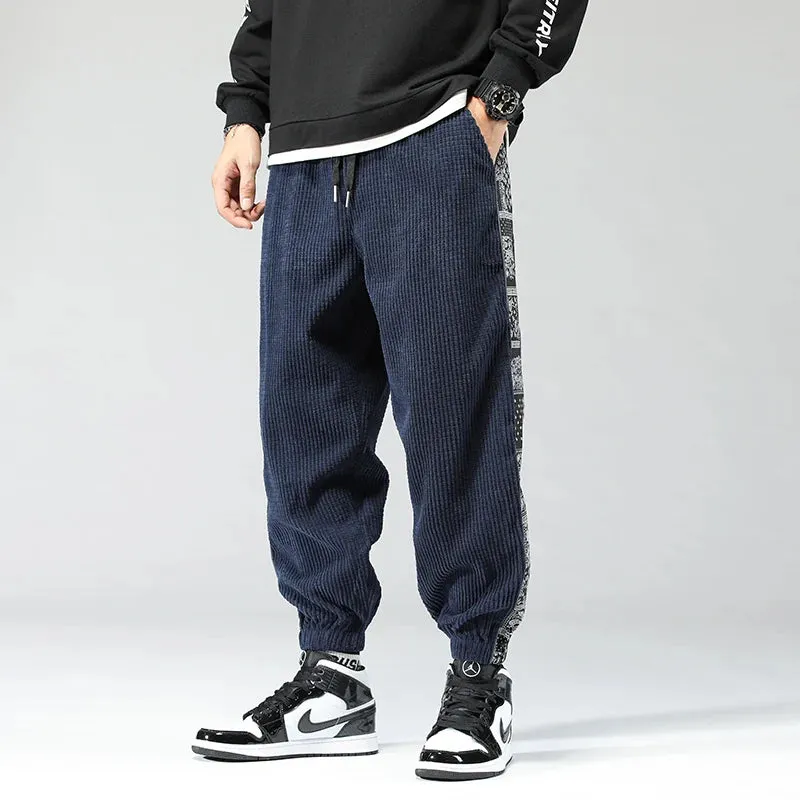 Patterned Stripe Joggers