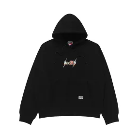 Pullover Hoodie OVERSIZED TYPEFORM and COLLECTIVE SHAPES LIGHTNING BLACK