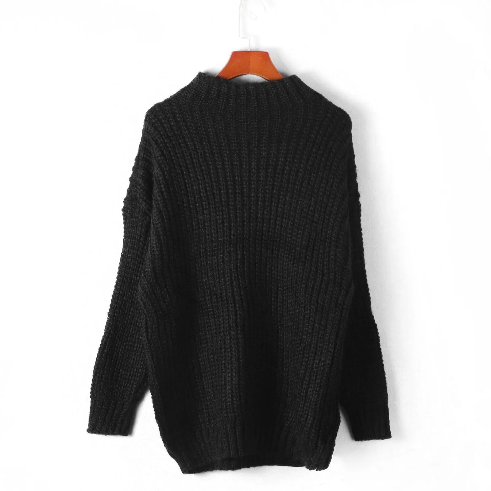 Pullover Knitted Turtleneck Sweater