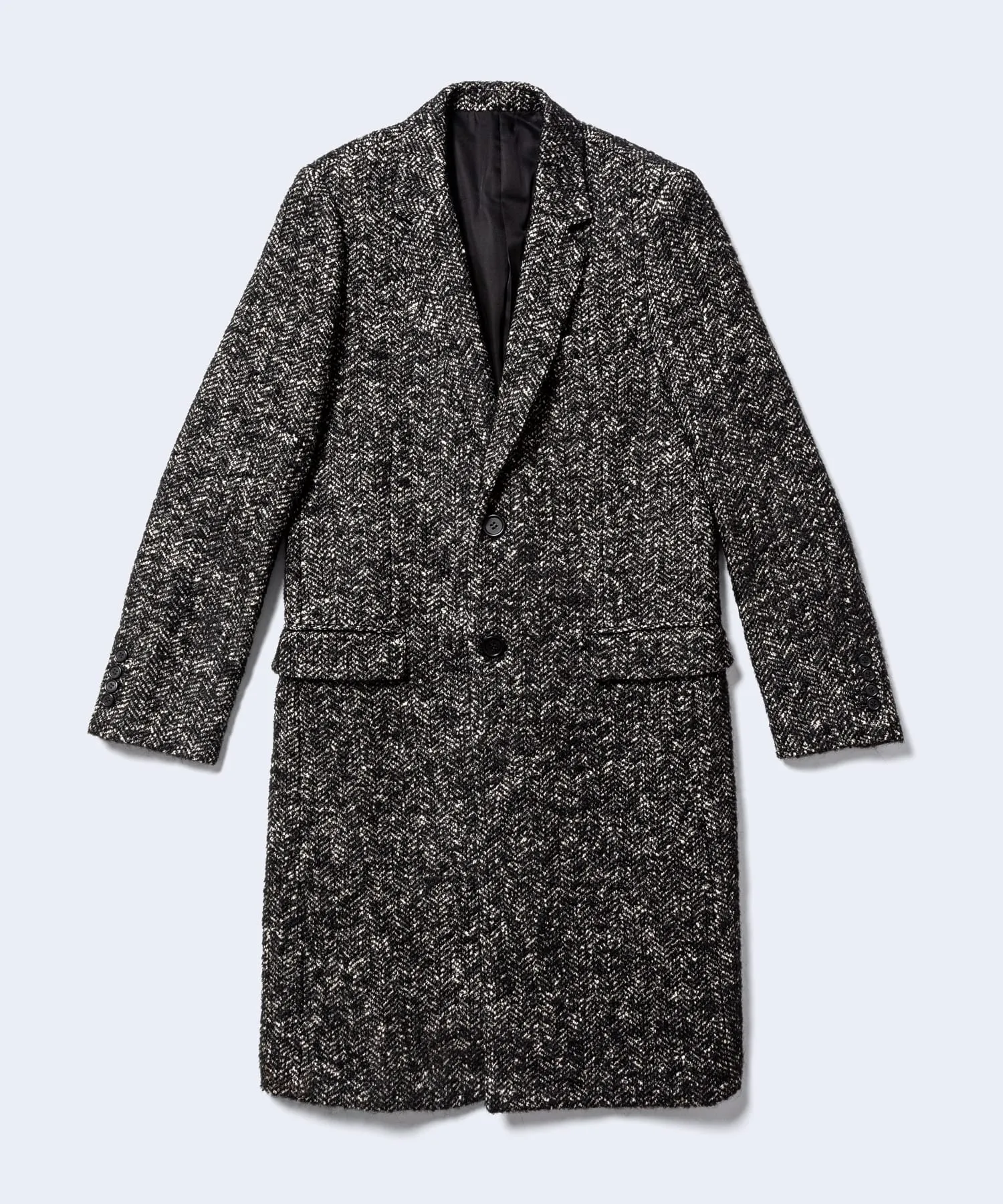 RAFANELLI TWEED CHESTERFIELD COAT [2024A/W]