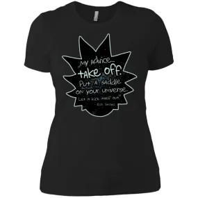 Rick And Morty My Advice  Take Off Women T-Shirt