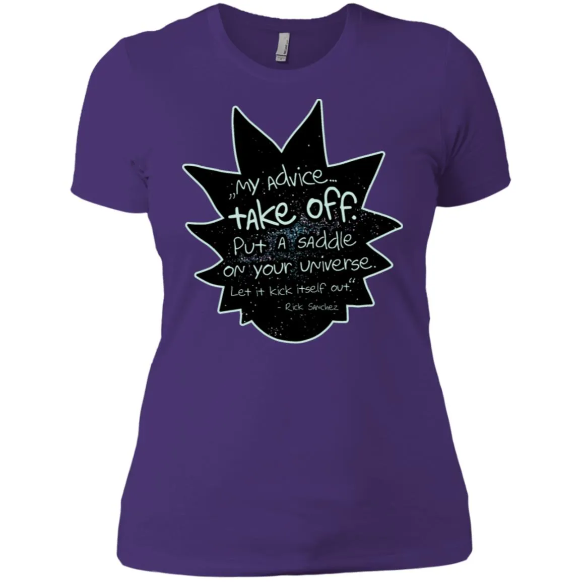 Rick And Morty My Advice  Take Off Women T-Shirt