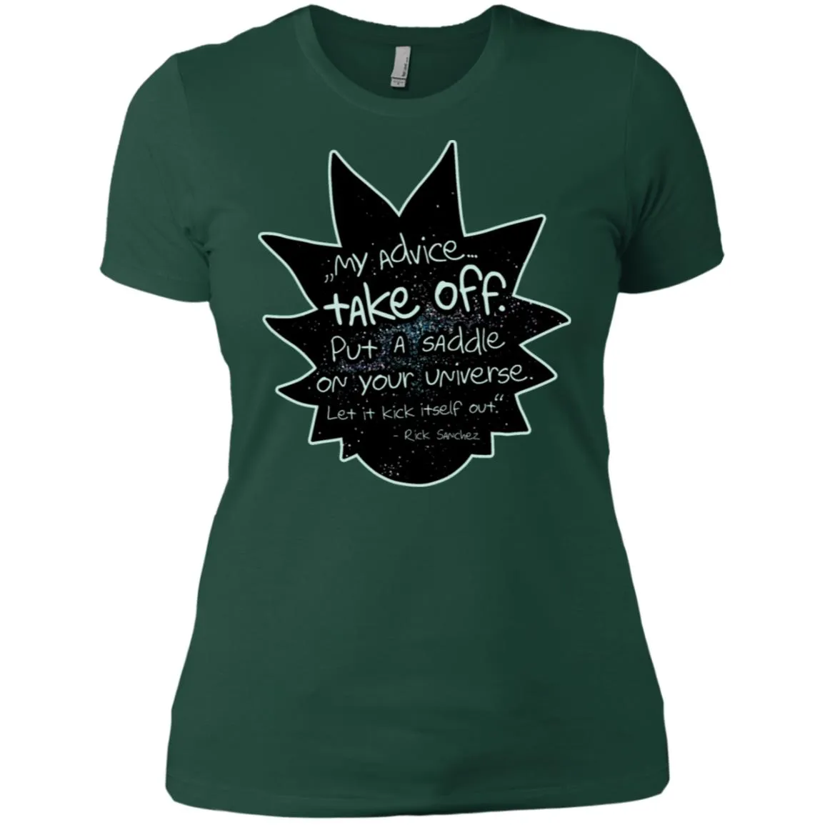 Rick And Morty My Advice  Take Off Women T-Shirt