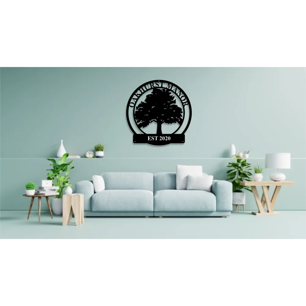 Round Oak Tree