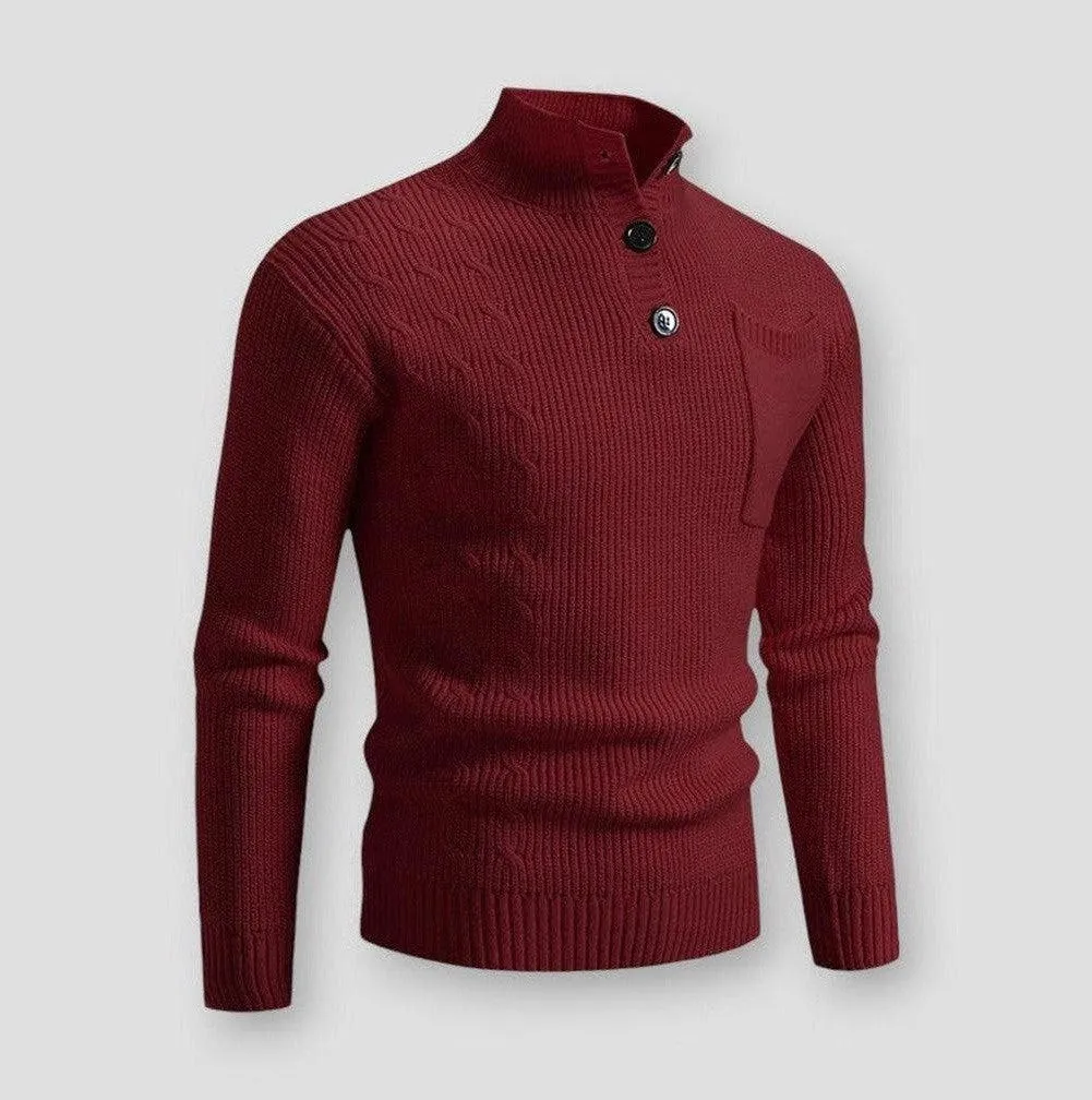 Saint Martin Palmer Turtleneck Pullover