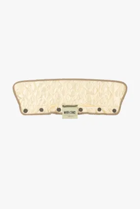 Satin Quilt Collar - Ivory