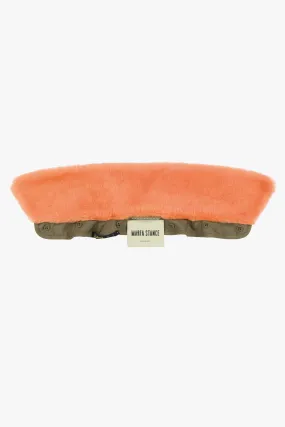 Shearling Collar - Bright Orange