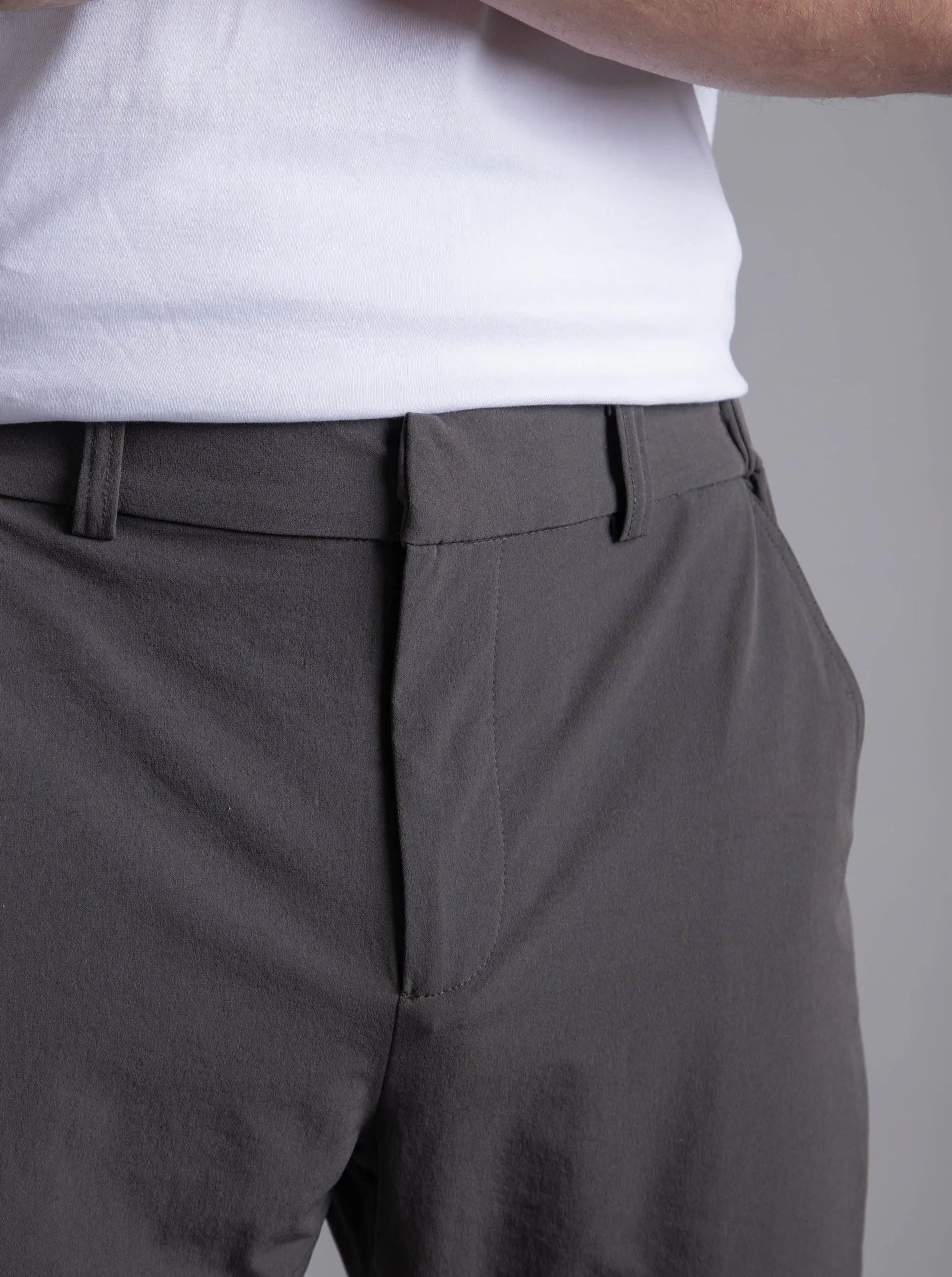Smart Stretch Trouser In Charcoal