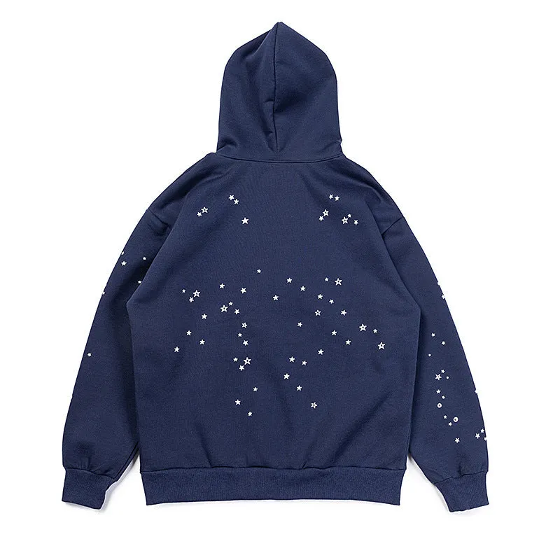 Sp5der Hoodie Spider Web Printing