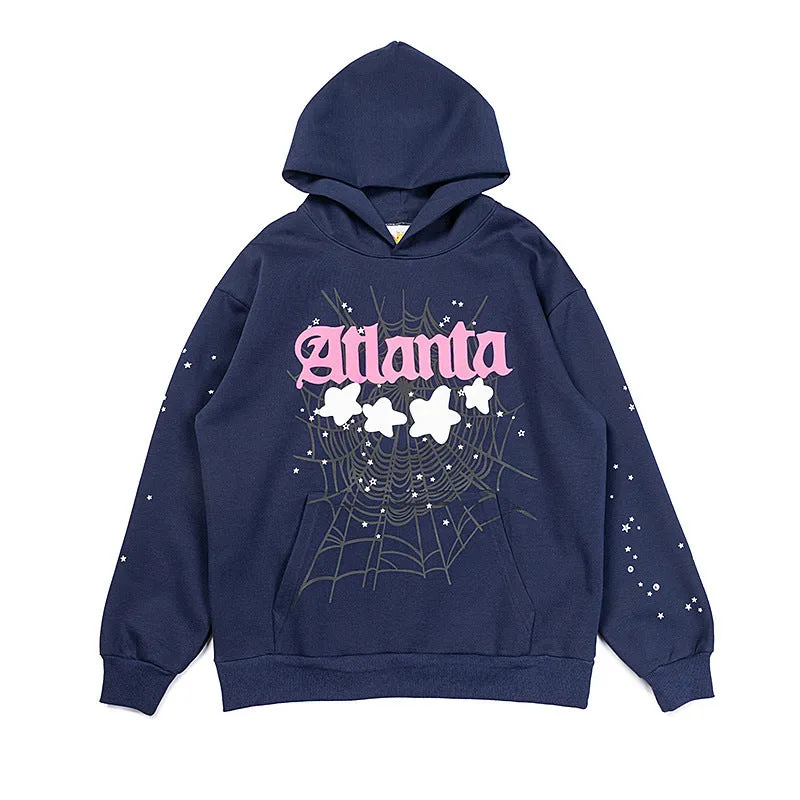 Sp5der Hoodie Spider Web Printing