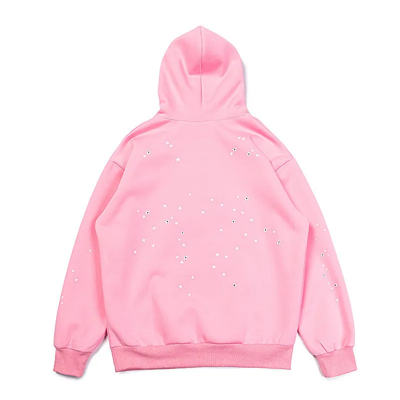 Sp5der Hoodie Spider Web Printing