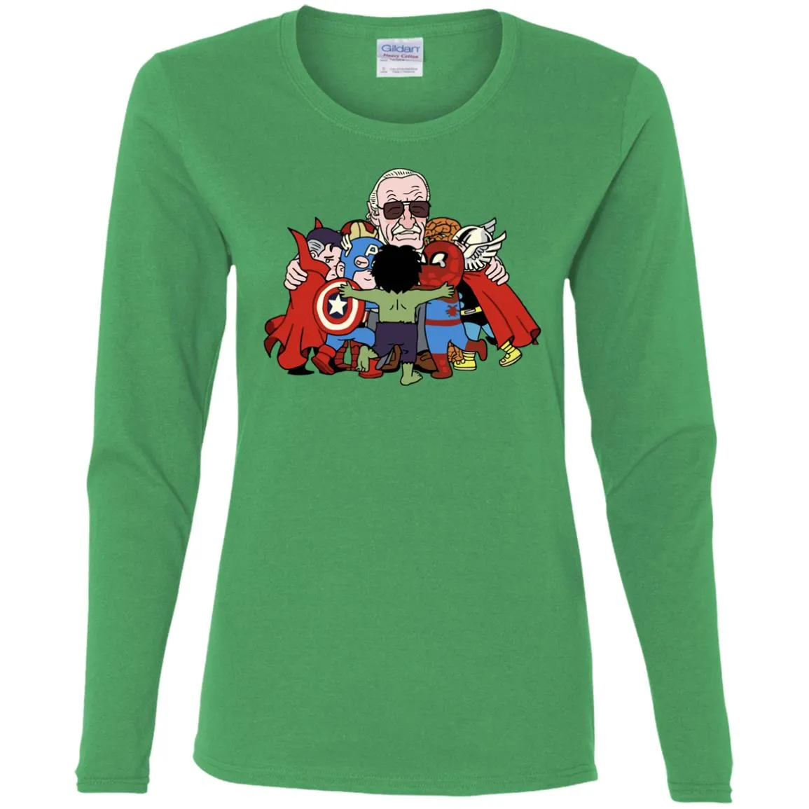 Stan Lee Shirt - Father Of Super Heroes Women Long Sleeve Shirt