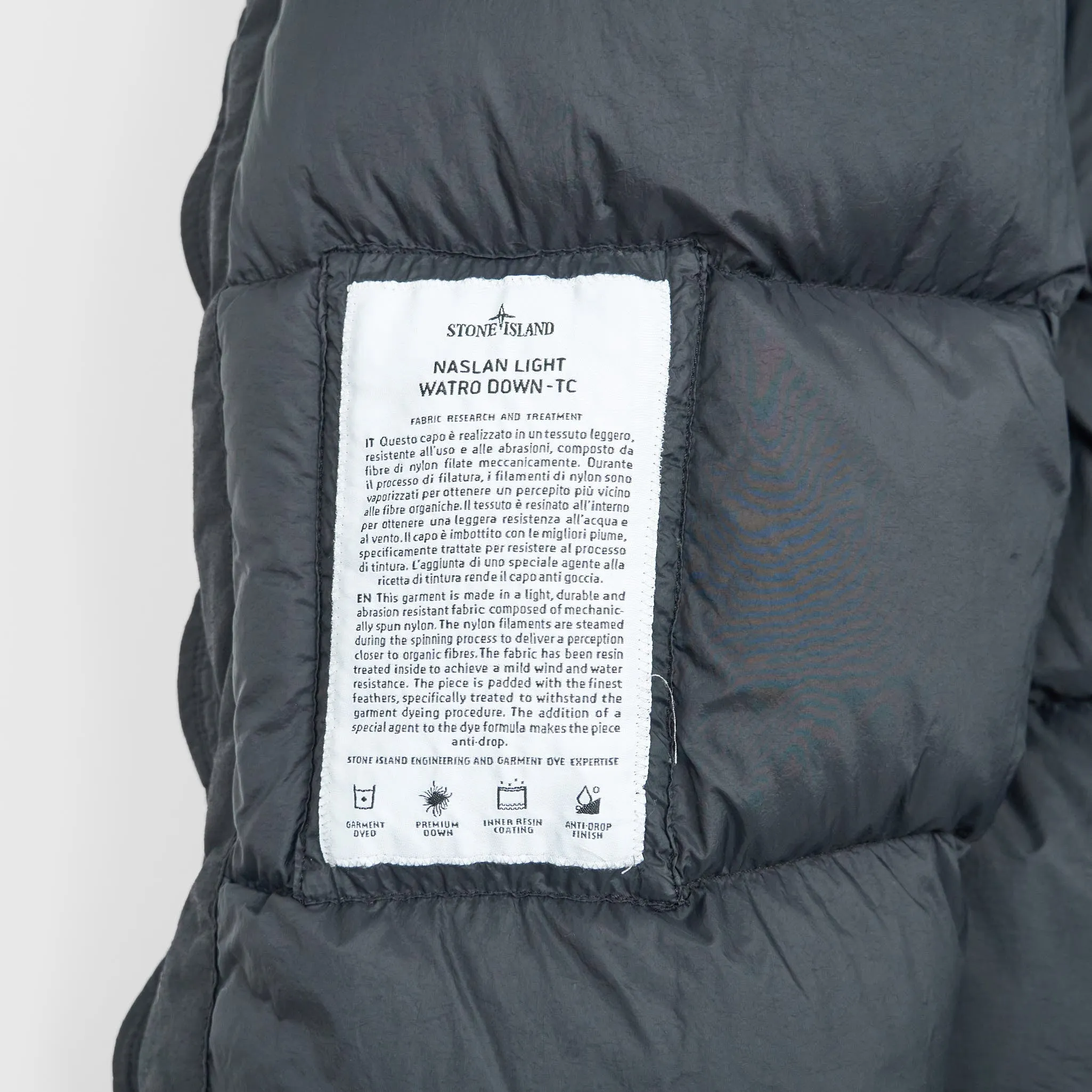 Stone Island Naslan Light Watron Down Short Parka