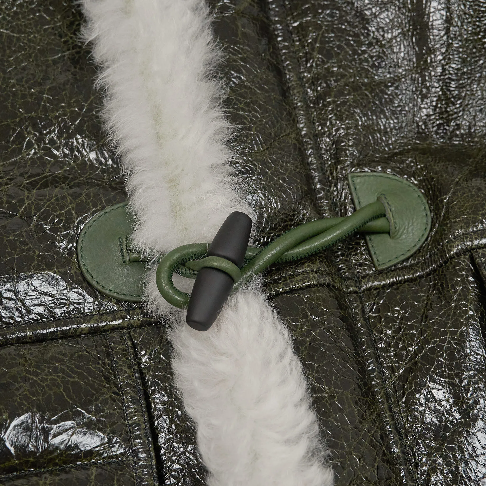 Stone Island Vitrified Sheepskin Parka